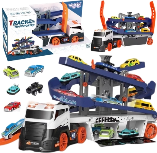 Camion interactif et circuit avec lumières et sons WOOPIE