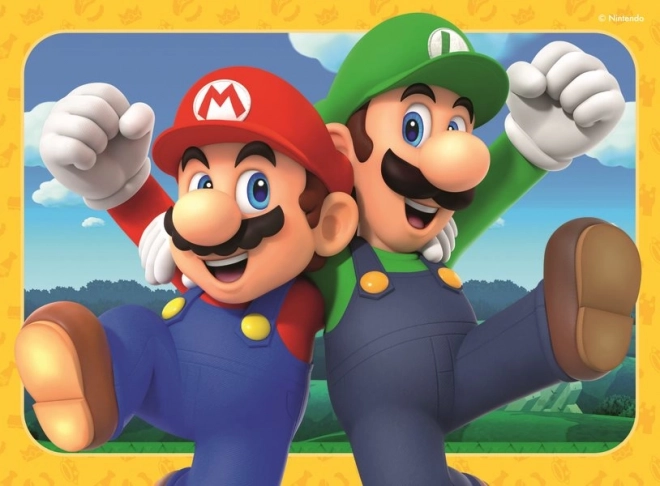 Puzzle RAVENSBURGER Super Mario Aventure 4 en 1
