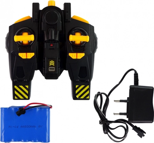Grand chargeur de construction télécommandé avec lumières LED
