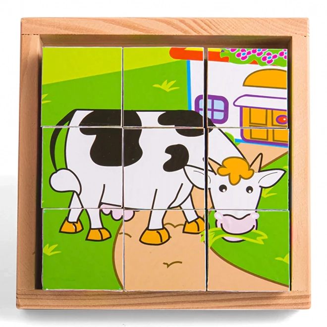 Blocs d'images puzzle Animaux