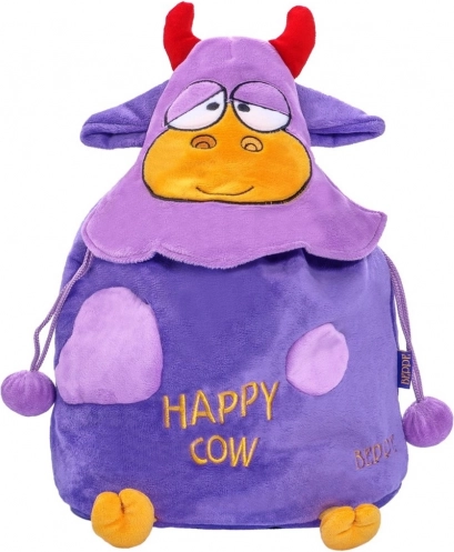 Sac à dos en peluche Vachette