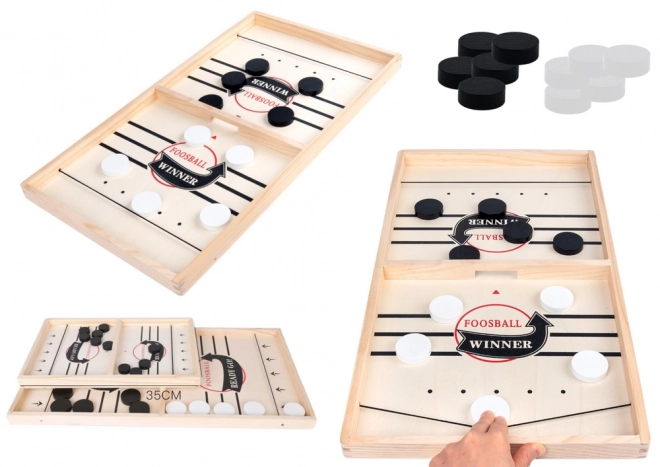 Catapulte de Hockey en Bois Jeu avec Balle 53cm