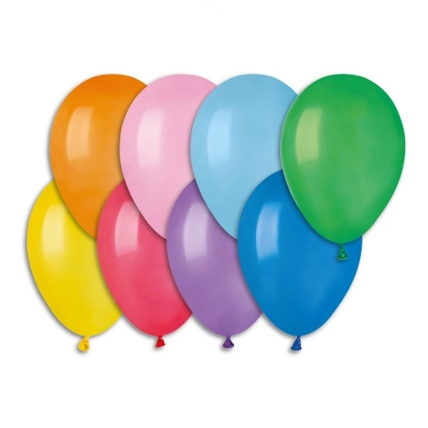 Ballons gonflables mélange de couleurs 21 cm - 100 pièces