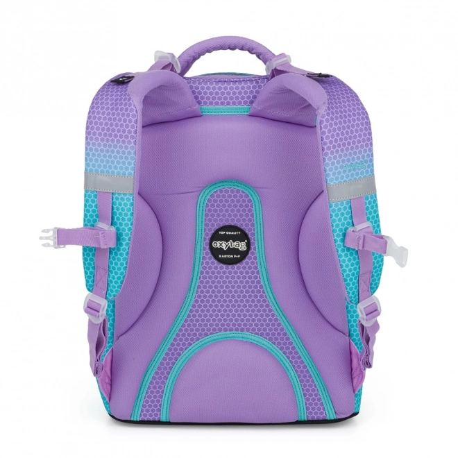 Sac à dos scolaire OXY Ombre Bleu- rose