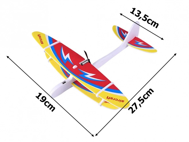 Avion en polystyrène volant avec moteur USB