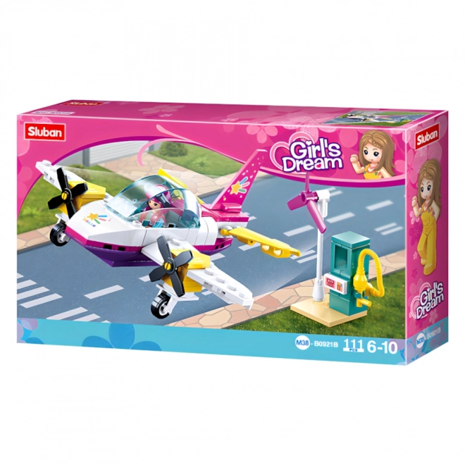 Sluban Rêve de Filles M38-B0921B Avion Privé