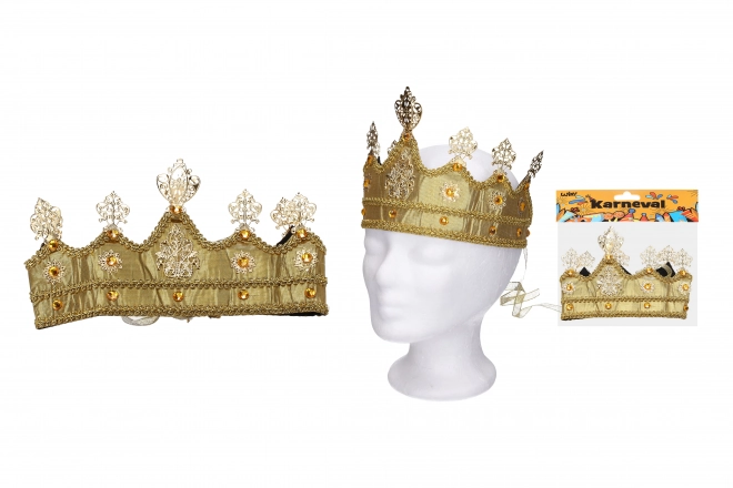 Ensemble de carnaval Couronne dorée