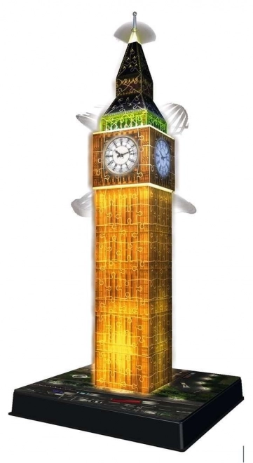 Puzzle 216 pièces 3D Big Ben Nuit