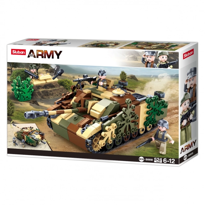 Sluban Armée N38-B0858 Tank blindé camouflé
