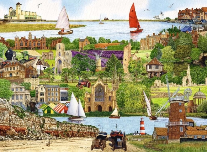 Puzzle Évasion vers le Norfolk