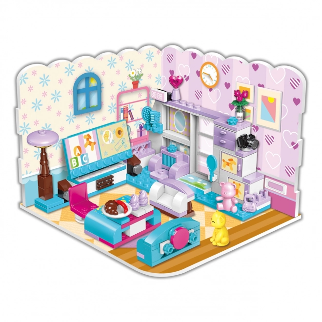 Qman Idées illimitées 4801 Chambre de fille 3 en 1