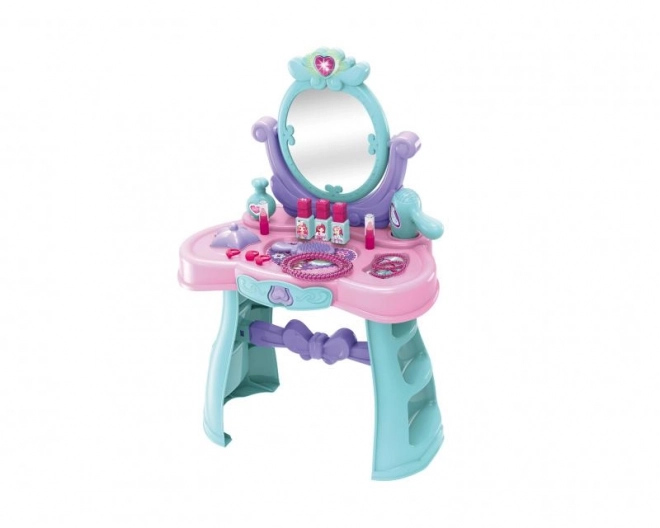 Miroir cosmétique avec accessoires