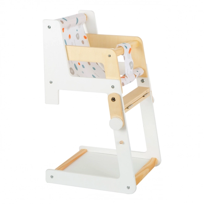 Petite Chaise Haute Multi-fonctions pour Poupées Little Button
