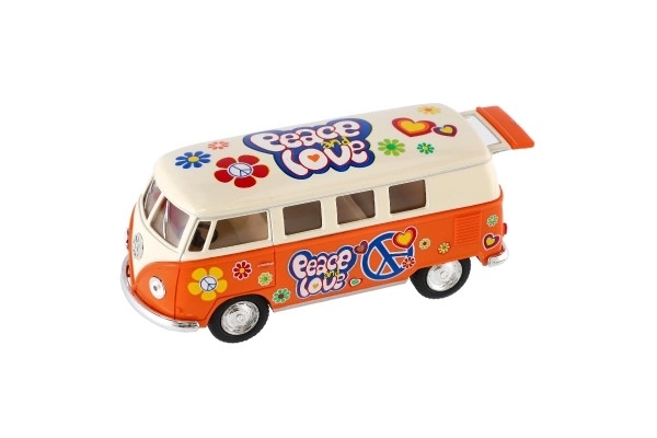 Autobus Kinsmart VW Classique métal/plastique 13cm à rétrofriction