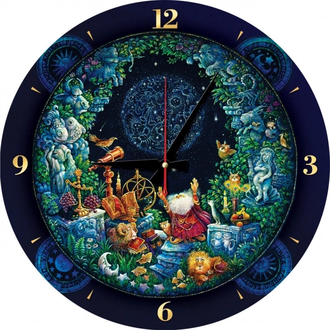 ART PUZZLE Puzzle horloge Astrologie 570 pièces (y compris le cadre)