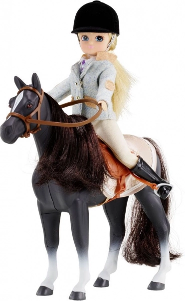 Poupée Lottie jockey avec poney gallois