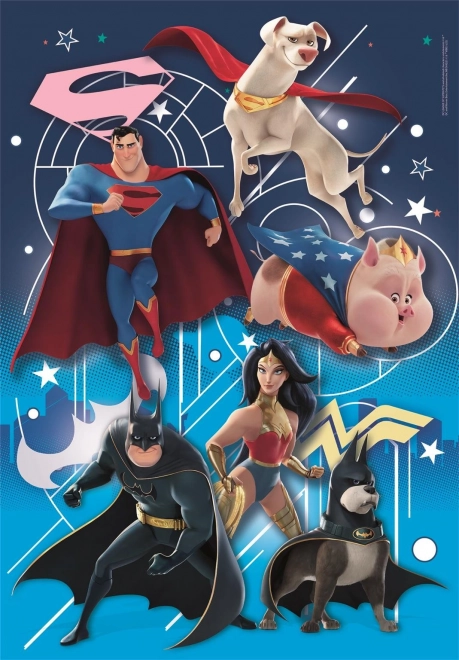 Puzzle DC League des super-animaux 104 pièces CLEMENTONI