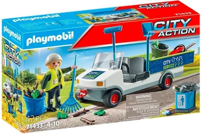 City Action Nettoyage urbain avec véhicule électrique