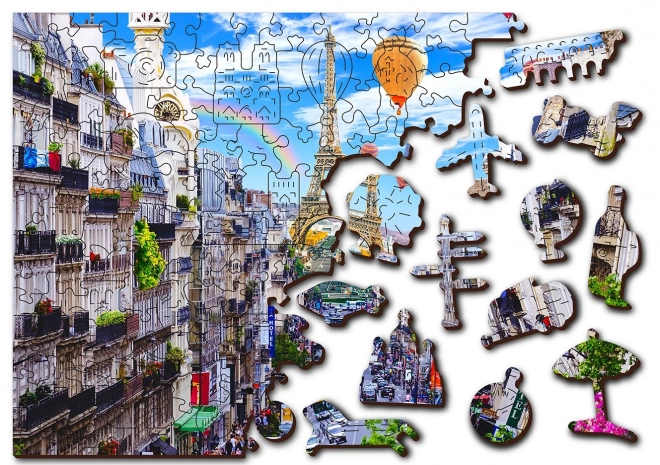 Puzzle en bois Paris animée 2v1