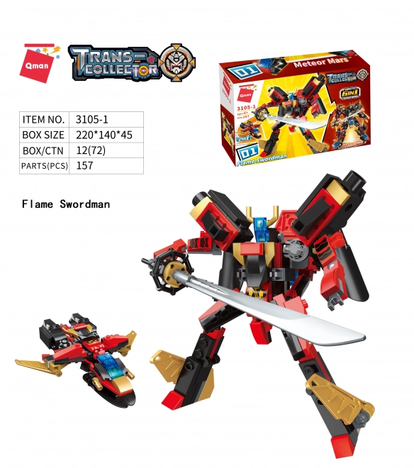 Gardiens du noyau stellaire Qman - Ensemble de construction 6 en 1