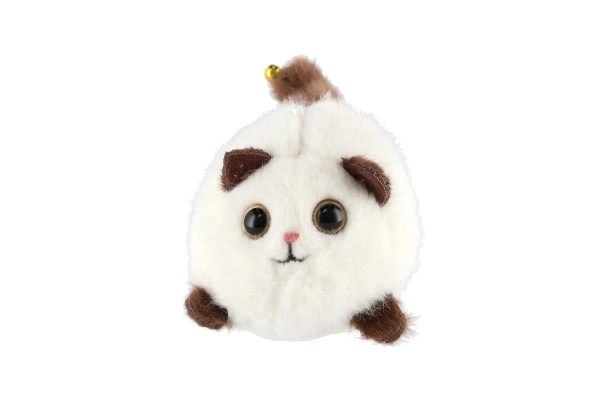 Chat en peluche extensible avec grelot 10 cm