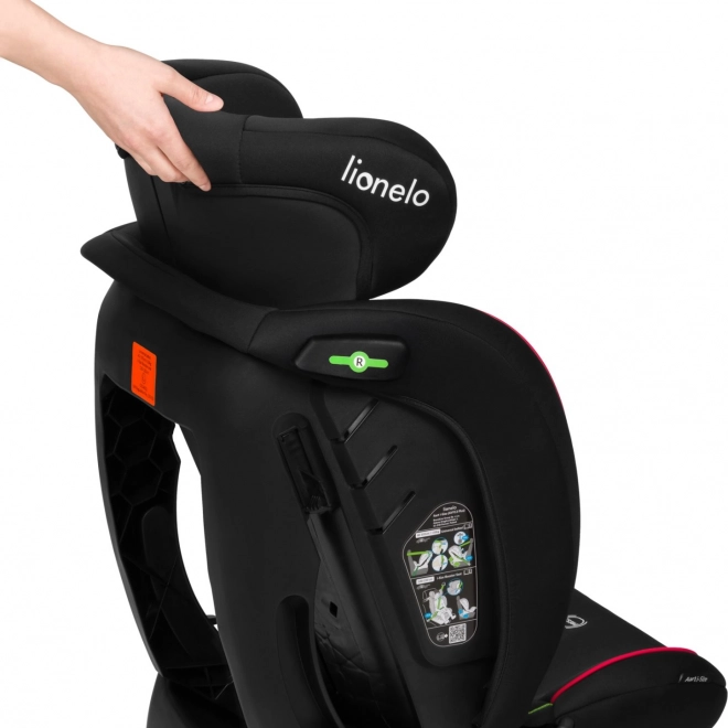 Siège Auto Enfant Lionelo Aart i-Size Noir Rouge 40-150 cm