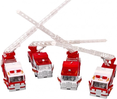 Camion de pompiers avec son et lumière pour enfants