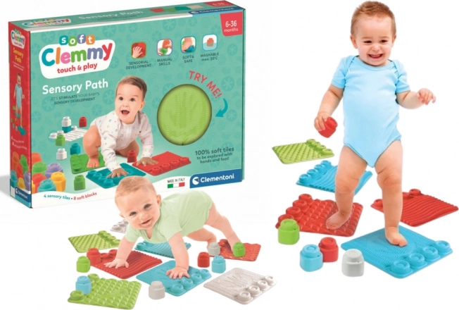 Clementoni Soft Clemmy tapis sensoriels avec cubes