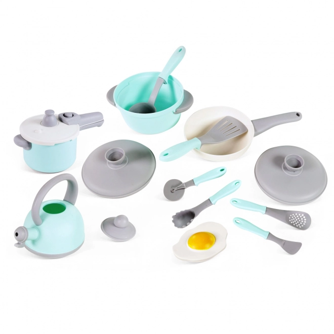 Ensemble de cuisine avec ustensiles