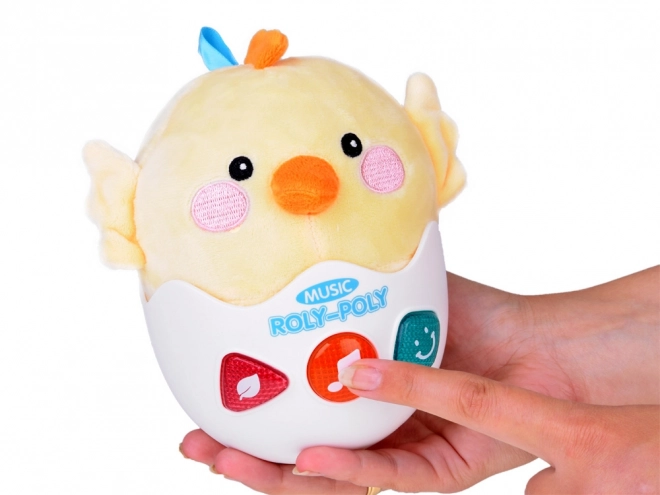 Poulet musical interactif avec 12 berceuses
