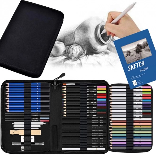 Ensemble pour croquis et dessin pour professionnels