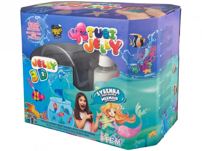 Set ludique Tubi Jelly avec grand aquarium Sirène