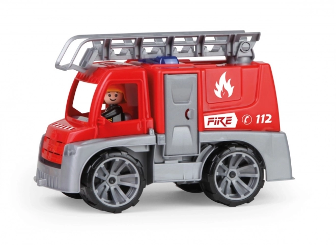 Auto Truxx pompier plastique 29cm avec figurine dans boîte 39x22x16cm 24m+