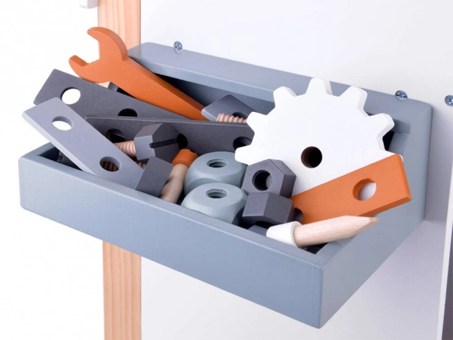 Ensemble d'atelier en bois pour enfants avec outils