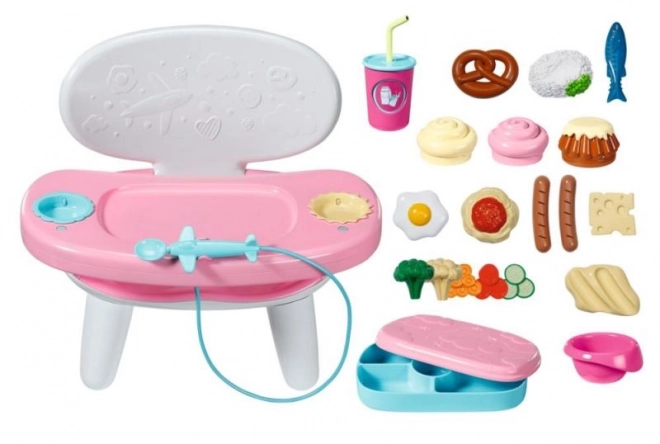 Chaise haute BABY born avec effets sonores
