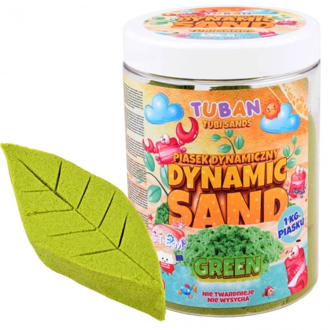 Sable cinétique Tuban 1kg vert