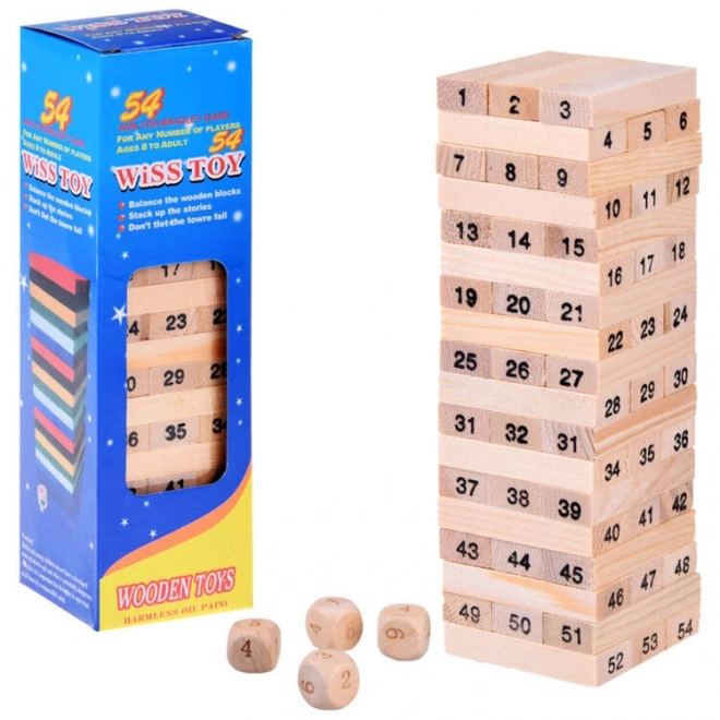 Jeu de tour en bois