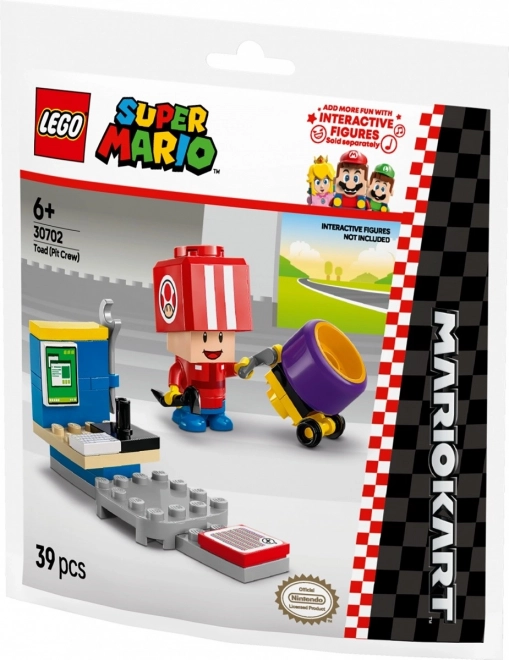 Kit de construction Super Mario - Toad de l’équipe de stand