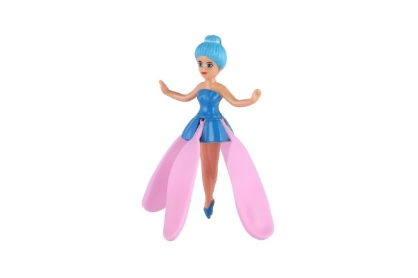 Poupée fée à ressort en plastique 17 cm dans une boîte 8x24x6cm
