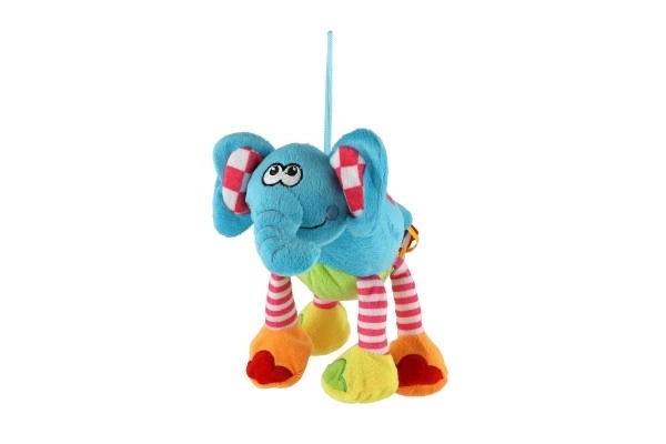 Éléphant en peluche coloré