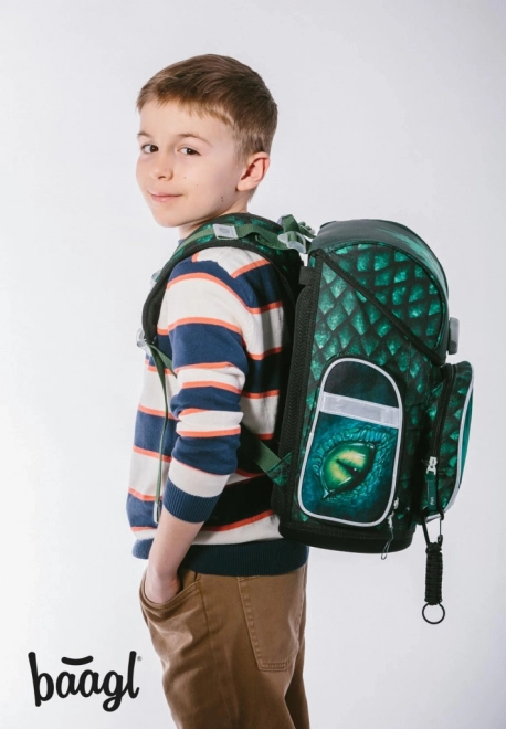 ENSEMBLE BAAGL 3 Ergo Drak : cartable, trousse, sac