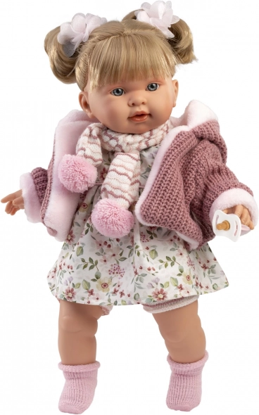Poupée réaliste Llorens Alexandra avec sons, corps souple, 42 cm