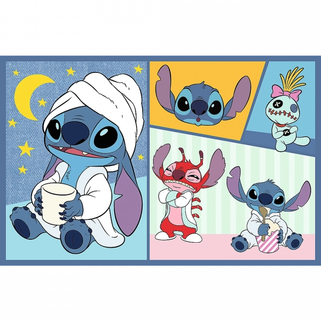 Puzzle 2x70 - Disney Lilo et Stitch - Sans ennui avec Stitch