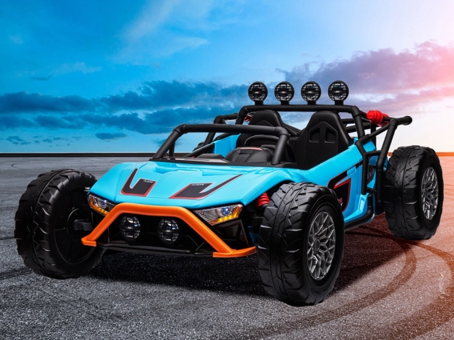 Voiture tout-terrain biplace Buggy Racing – bleu