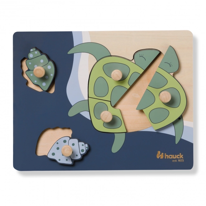 Puzzle en bois - tortue