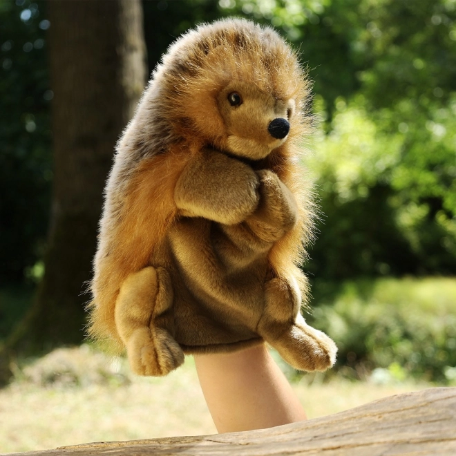 Marionnette en peluche hérisson 25 cm ÉCOLOGIQUE