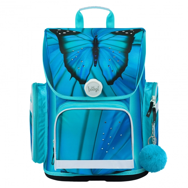 BAAGL SET 3 Ergo Butterfly: cartable, trousse, sac