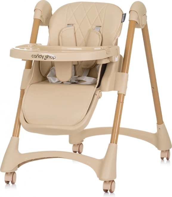 CHIPOLINO Chaise haute Candy Shop Macadamia