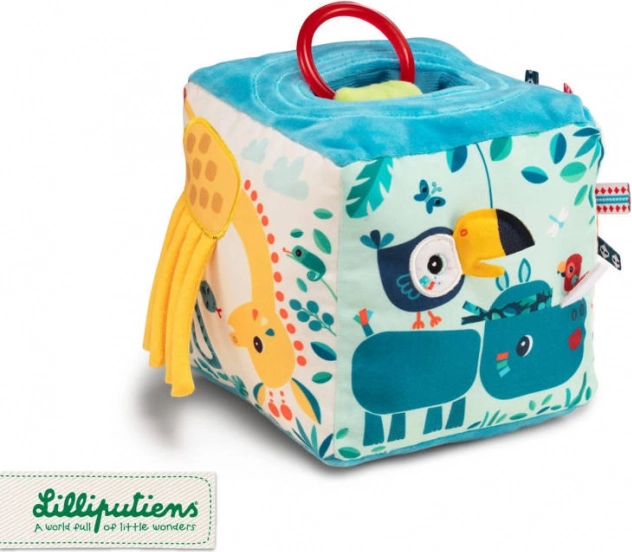 Lilliputiens - Cube multifonctions Jungle pour enfants 9 m+