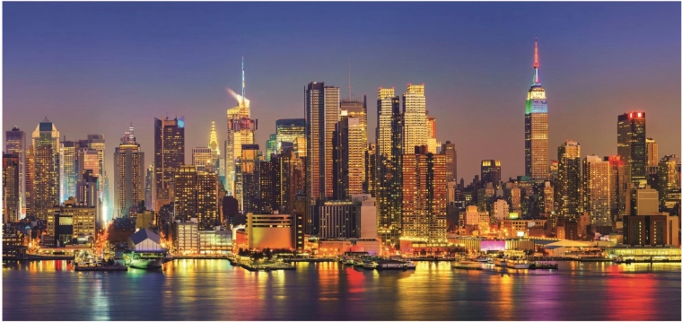 Puzzle panoramique Gratte-ciel à New York